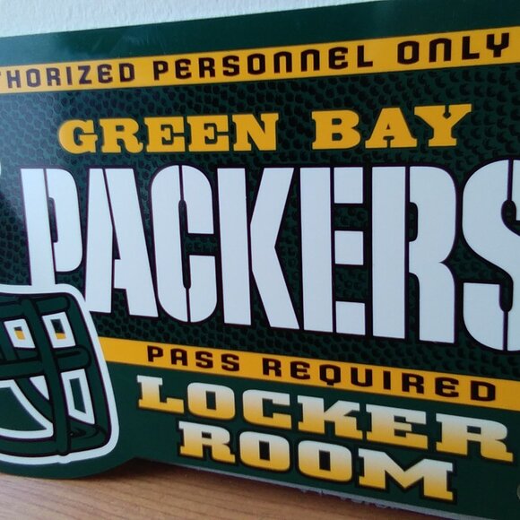 Green Bay Packers Locker Room Sign Printed Graphic - Picture 4 of 7